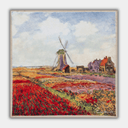 Claude Monet - Pola tulipanów w Holandii - dunumsilk.com