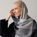 Duży kaszmirowy szal NO.22 | 200x65 - dunumsilk.com
