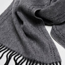 Luksusowy szal z wełny NO.63 | 170x30 - dunumsilk.com