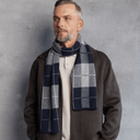 Męski szal NO.35 | 170x29 - dunumsilk.com